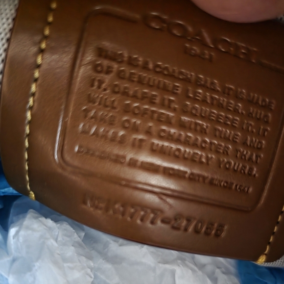 Coach Rogue 30 1941 Cream Leather Tote with Gold Accents - Picture 6 of 15